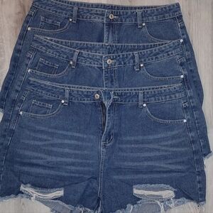 SHEIN Jean Shorts All 3 For $10